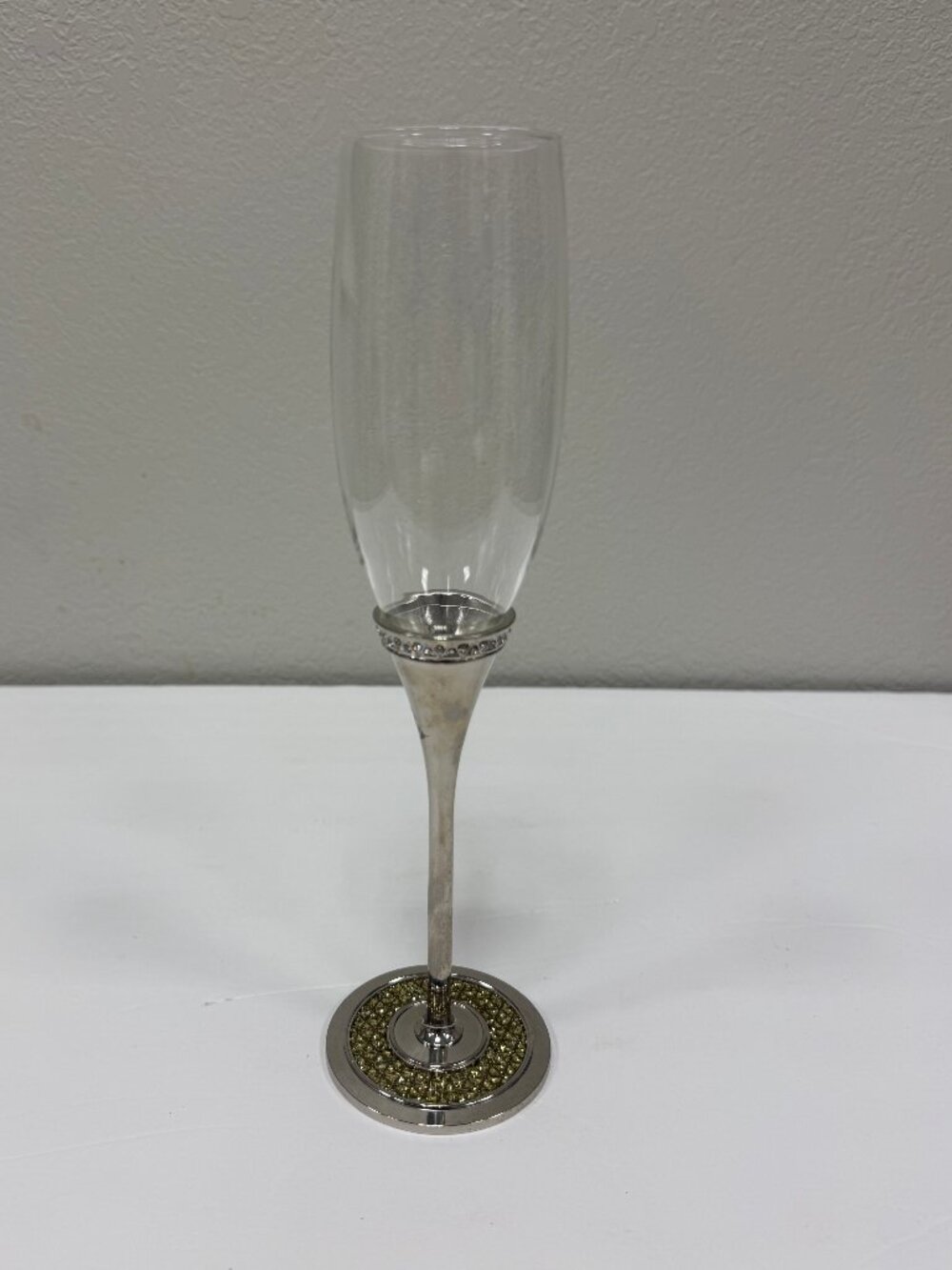 Gorham Razzle Dazzle Silver Plated Champagne Flute. KT200